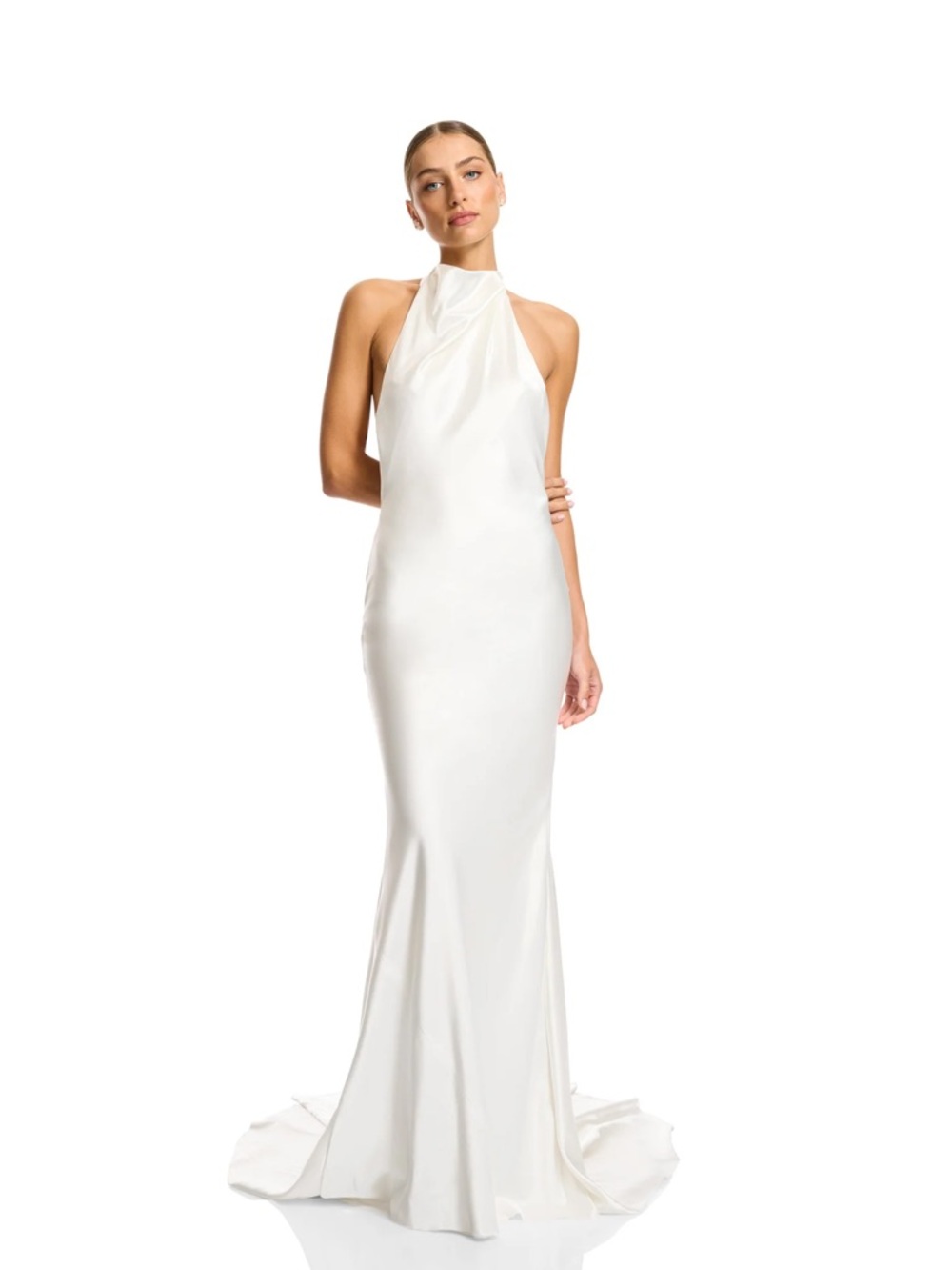 Cameron Kyha bridal halter wedding dress Brand new in package • Sz 2